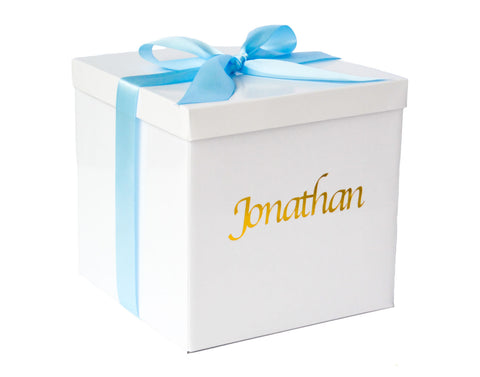 Personalised Baby Boy Gift Box