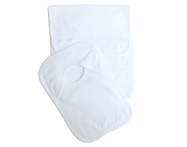 Bamboo Bib & Burp Cloth Set