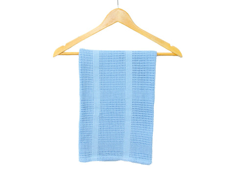 Cotton Weave Baby Boy Blanket