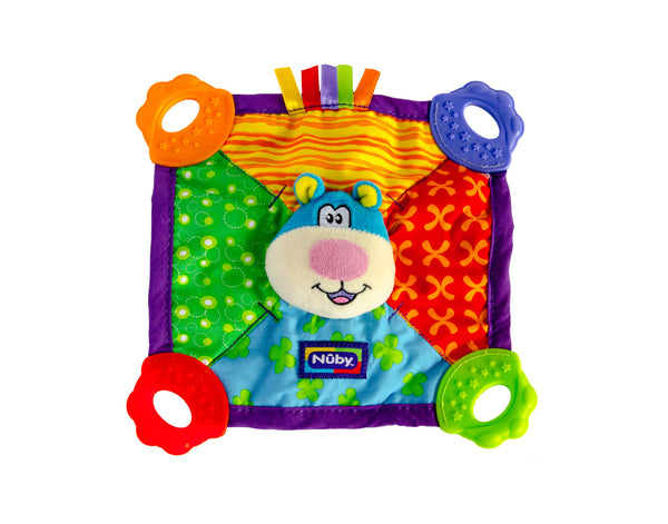 Nuby Baby Teddy Bear Teether Blanket