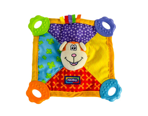 Nuby Baby Monkey Teething Blanket