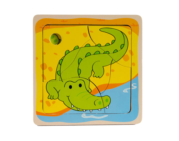 Baby Crocodile Wooden Puzzle