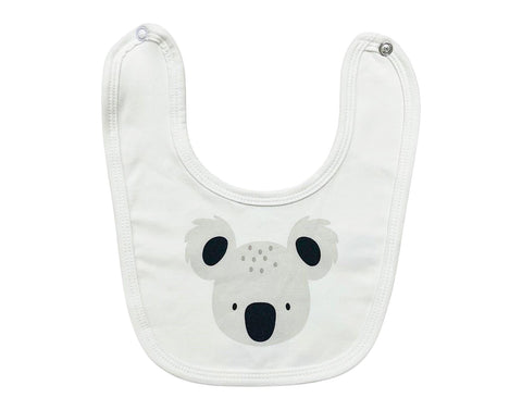 Grey Koala Bib