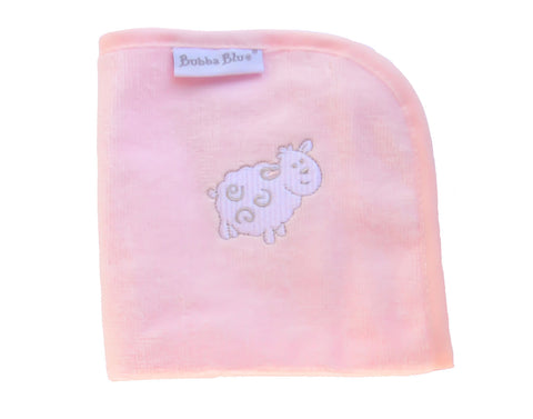 Pink Lamb Wash Towel