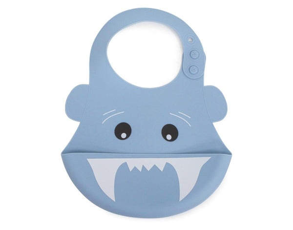 Shark Silicone Baby Bib